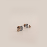 Load image into Gallery viewer, Songbird's Flight 18K Rose Gold Diamond Stud Earrings