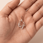Load image into Gallery viewer, Golden Willow Diamond Branch Pendant in 18K Yellow Gold