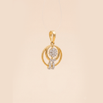Load image into Gallery viewer, Celestial Dreamcatcher Diamond Pendant in 18K Yellow Gold