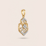 Load image into Gallery viewer, Royal Filigree 18K Yellow Gold Diamond Heirloom Pendant