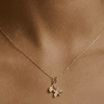 Load image into Gallery viewer, Enchanted Flora Diamond Pendant in 18K Yellow Gold