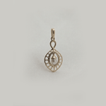 Load image into Gallery viewer, Lumina Pearl & Tapered Diamond Drop Pendant in 18K Yellow Gold