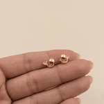 Load image into Gallery viewer, Songbird's Flight 18K Rose Gold Diamond Stud Earrings

