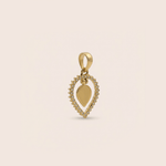 Load image into Gallery viewer, Sacred Om Leaf Diamond Pendant in 18K Yellow Gold
