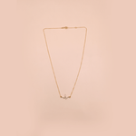 Load image into Gallery viewer, Sparkling Diamond Heartbeat Pulse Necklace in 18K Yellow Gold
