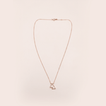 Load image into Gallery viewer, Modern Abstract Triangular Diamond Necklace in 18K Rose Gold
