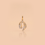 Load image into Gallery viewer, Golden Willow Diamond Branch Pendant in 18K Yellow Gold
