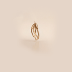 Load image into Gallery viewer, Ethereal Double Leaf Diamond Pendant in 18K Rose Gold
