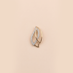 Load image into Gallery viewer, Ethereal Double Leaf Diamond Pendant in 18K Rose Gold
