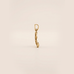 Load image into Gallery viewer, Bloom of Radiance 18K Yellow Gold Diamond Bow Pendant
