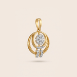 Load image into Gallery viewer, Celestial Dreamcatcher Diamond Pendant in 18K Yellow Gold
