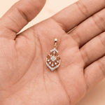 Load image into Gallery viewer, Royal Filigree 18K Yellow Gold Diamond Heirloom Pendant
