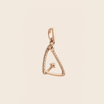 Load image into Gallery viewer, Geometric Radiance 18K Rose Gold Sculptural Diamond Pendant
