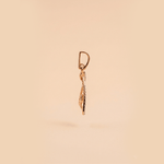 Load image into Gallery viewer, Geometric Radiance 18K Rose Gold Sculptural Diamond Pendant
