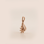 Load image into Gallery viewer, Ethereal Winged Blossom Diamond Pendant in 18K Rose Gold
