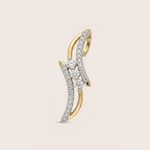 Load image into Gallery viewer, Serpentine Glow 18K Yellow Gold Diamond Flow Pendant
